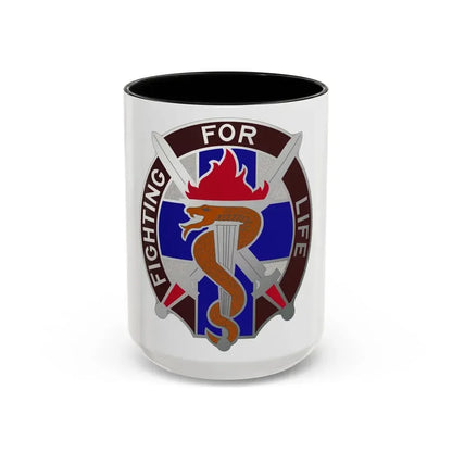 149 Surgical Hospital (U.S. Army) Accent Coffee Mug 15oz Black - Go Mug Yourself