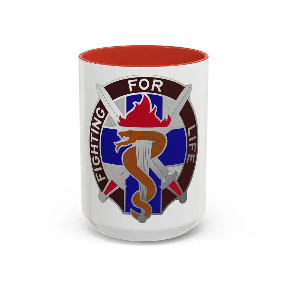 149 Surgical Hospital (U.S. Army) Accent Coffee Mug 15oz Red - Go Mug Yourself