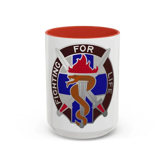 149 Surgical Hospital (U.S. Army) Accent Coffee Mug 15oz Red - Go Mug Yourself