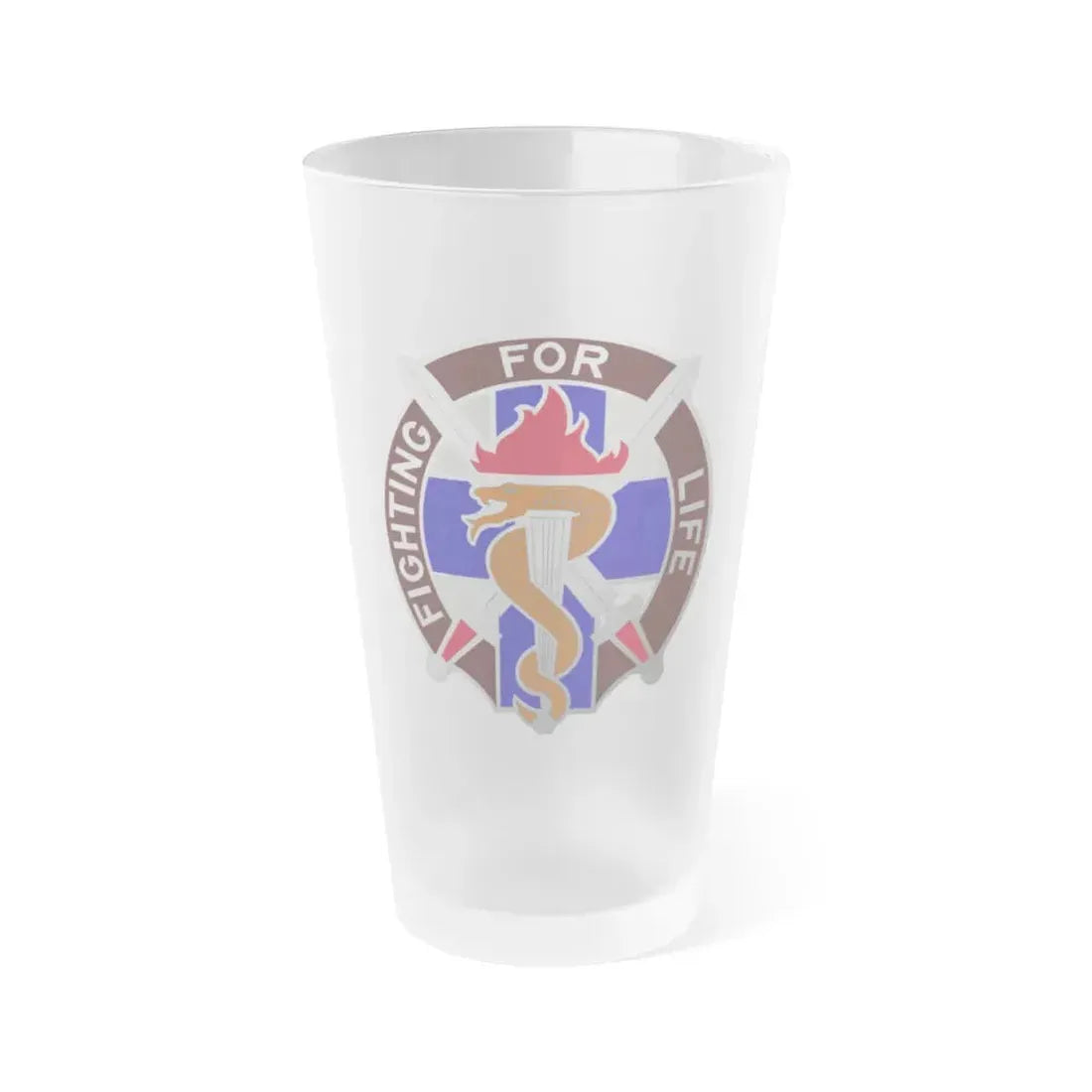 149 Surgical Hospital (U.S. Army) Frosted Pint Glass 16oz Default Title - Go Mug Yourself