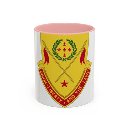 180th Field Artillery Battalion (U.S. Army) Accent Coffee Mug