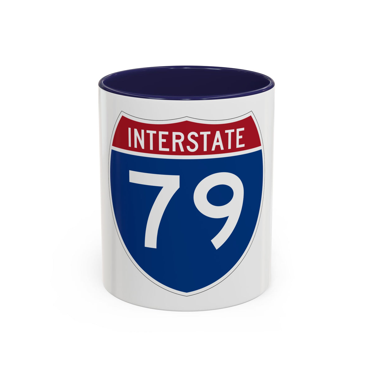 Interstate 79 (U.S. Highways) Accent Coffee Mug