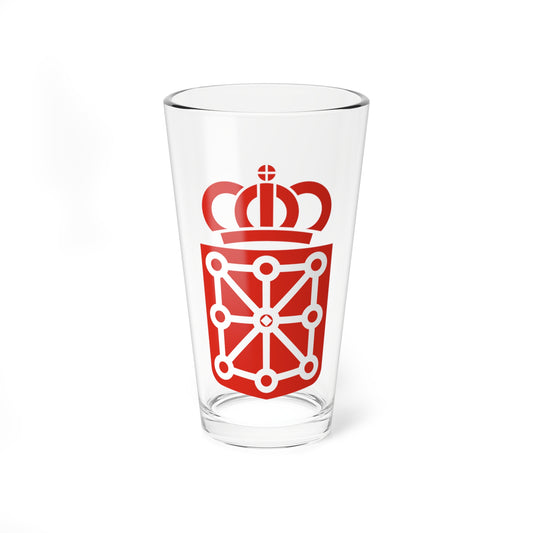 Escudo del gobierno de Navarra (Spain) (Coat of Arms) Pint Glass 16oz