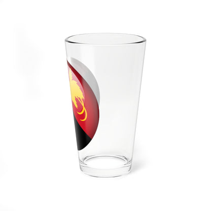Flag orb Papua New Guinea (Guinea) Pint Glass 16oz