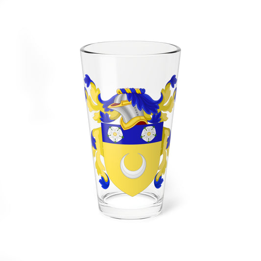 Coat of Arms of William Hooper (United States) (Coat of Arms) Pint Glass 16oz