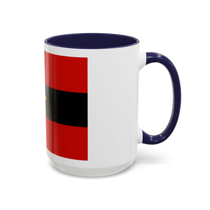 Civil Ensign of Albania 1945 to 1992 - Accent Coffee Mug