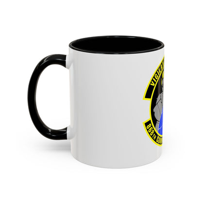 868th Communications Squadron (U.S. Air Force) Accent Coffee Mug