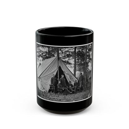 Warrenton, Va. Dr. Jonathan Letterman, Medical Director Of The Army Of The Potomac And Staff (U.S. Civil War) Black Coffee Mug