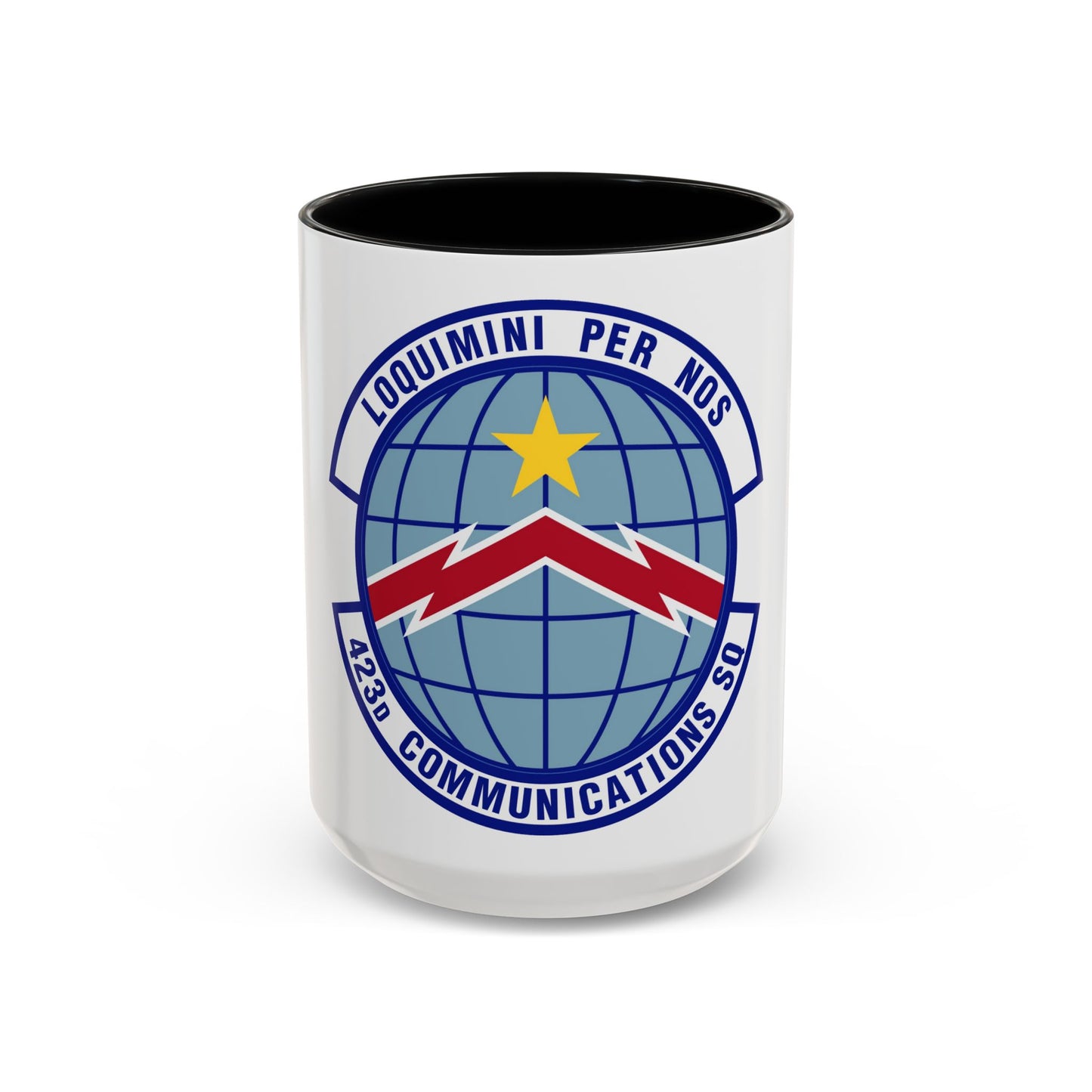423d Communications Squadron (U.S. Air Force) Accent Coffee Mug