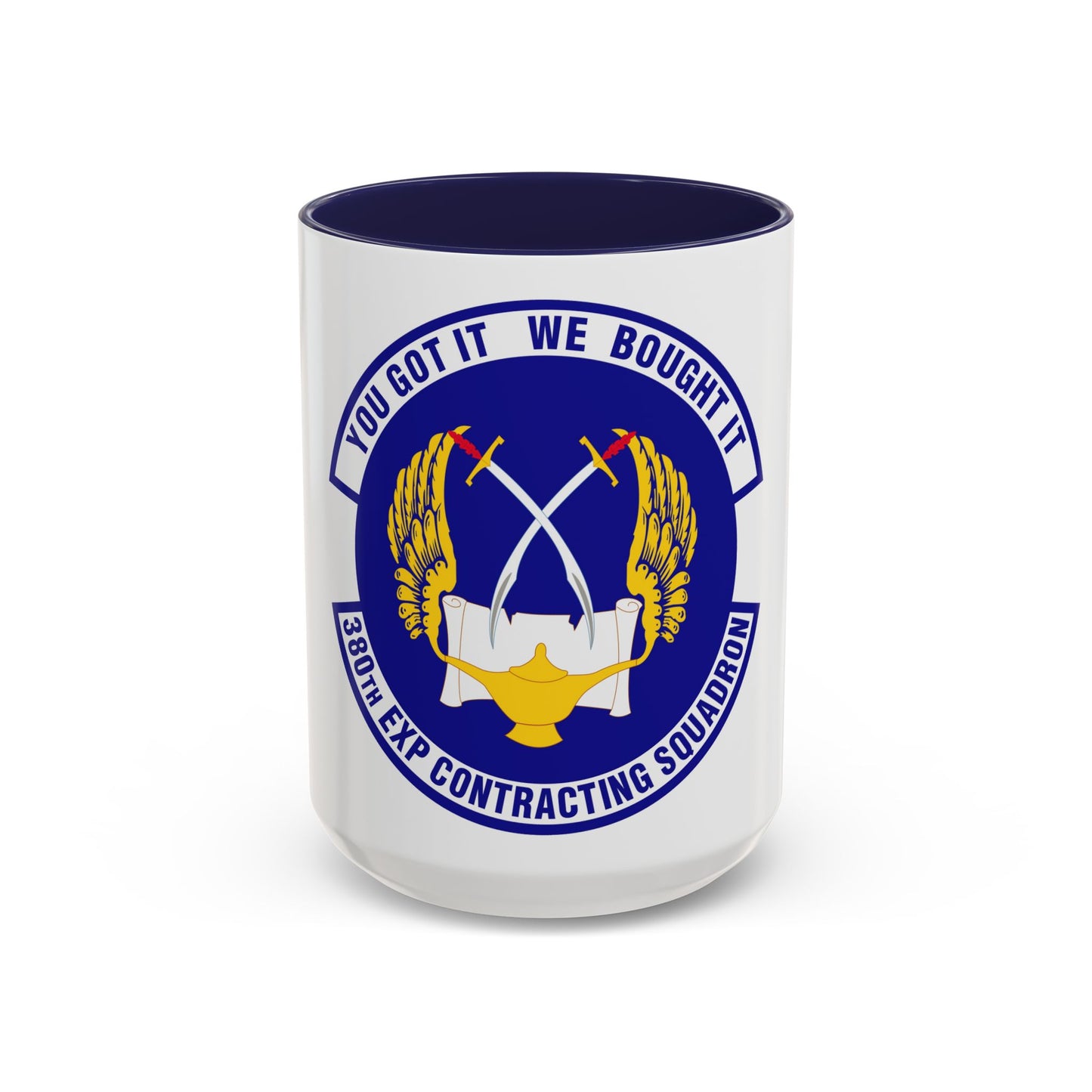 380th Expeditionary Contracting Squadron (U.S. Air Force) Accent Coffee Mug
