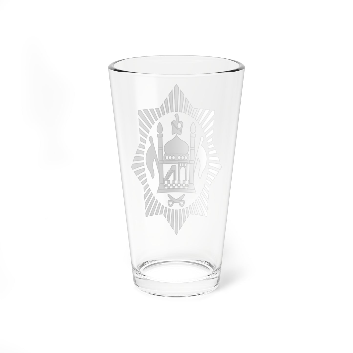 Emblem of Afghanistan 1919-1928 oval (Afghanistan) (Coat of Arms) Pint Glass 16oz