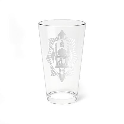 Emblem of Afghanistan 1919-1928 oval (Afghanistan) (Coat of Arms) Pint Glass 16oz