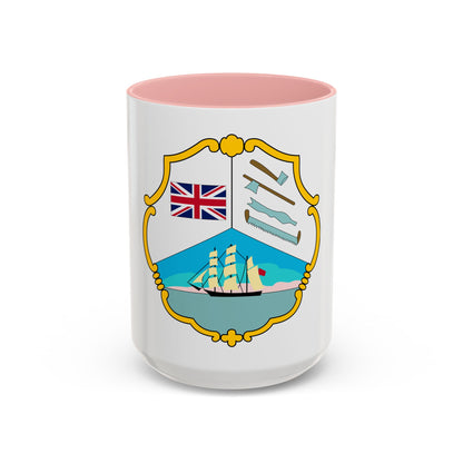 Coat of arms of British Honduras (1819-1907) - Accent Coffee Mug
