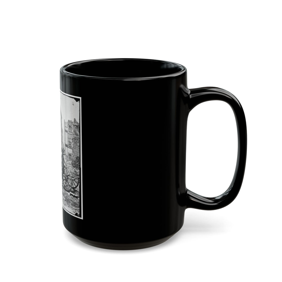 Charleston, S.C. The Mills House, With Adjacent Ruins (U.S. Civil War) Black Coffee Mug