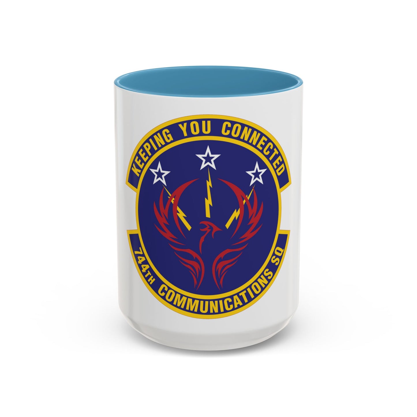 744th Communications Squadron (U.S. Air Force) Accent Coffee Mug