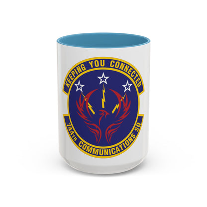 744th Communications Squadron (U.S. Air Force) Accent Coffee Mug
