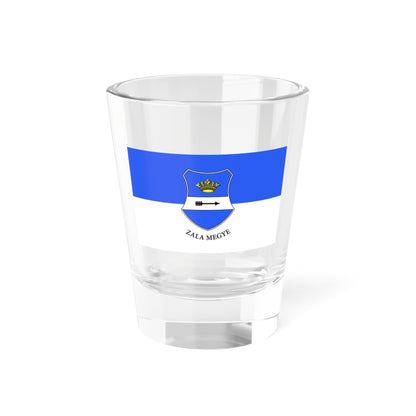 Flag of Zala County Hungary - Shot Glass 1.5oz