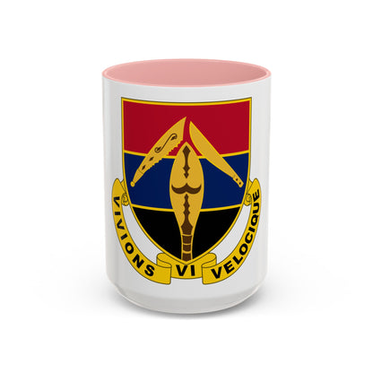 351 Armored Field Artillery Battalion (U.S. Army) Accent Coffee Mug