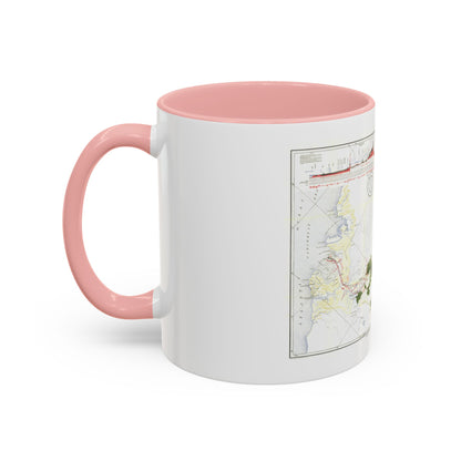 Central America - Panama Canal (1905) (Map) Accent Coffee Mug