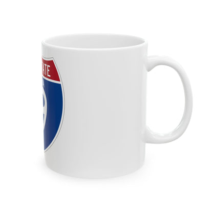 Interstate 19 (U.S. Highways) White Coffee Mug