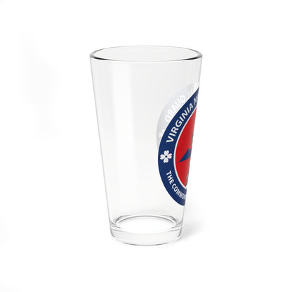 Virginia National Guard - Pint Glass 16oz