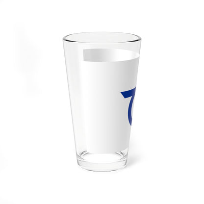 Flag of Omagari Akita 1954-2005 (Japan) Pint Glass 16oz
