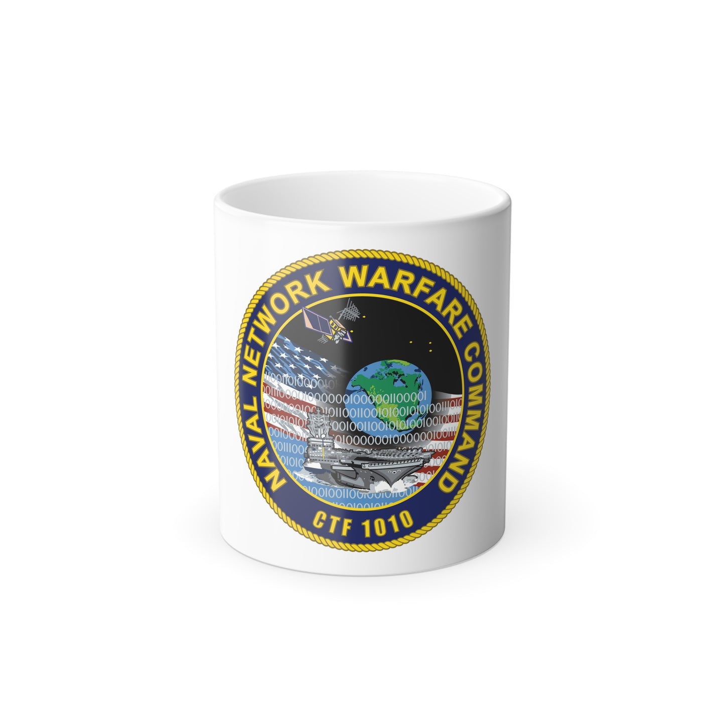 Naval Network Warfare Command CFT 1010 (U.S. Navy) Color Changing Mug 11oz