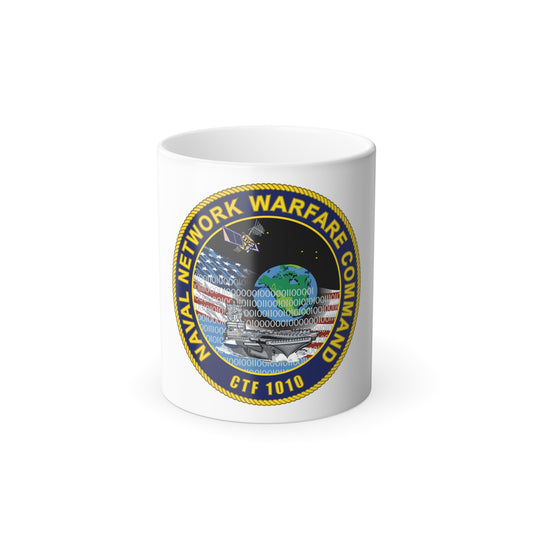 Naval Network Warfare Command CFT 1010 (U.S. Navy) Color Changing Mug 11oz