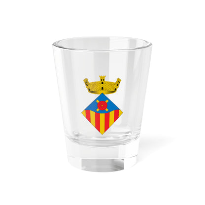 Escudo de Vallromanes (Spain) (Coat of Arms) Shot Glass 1.5oz