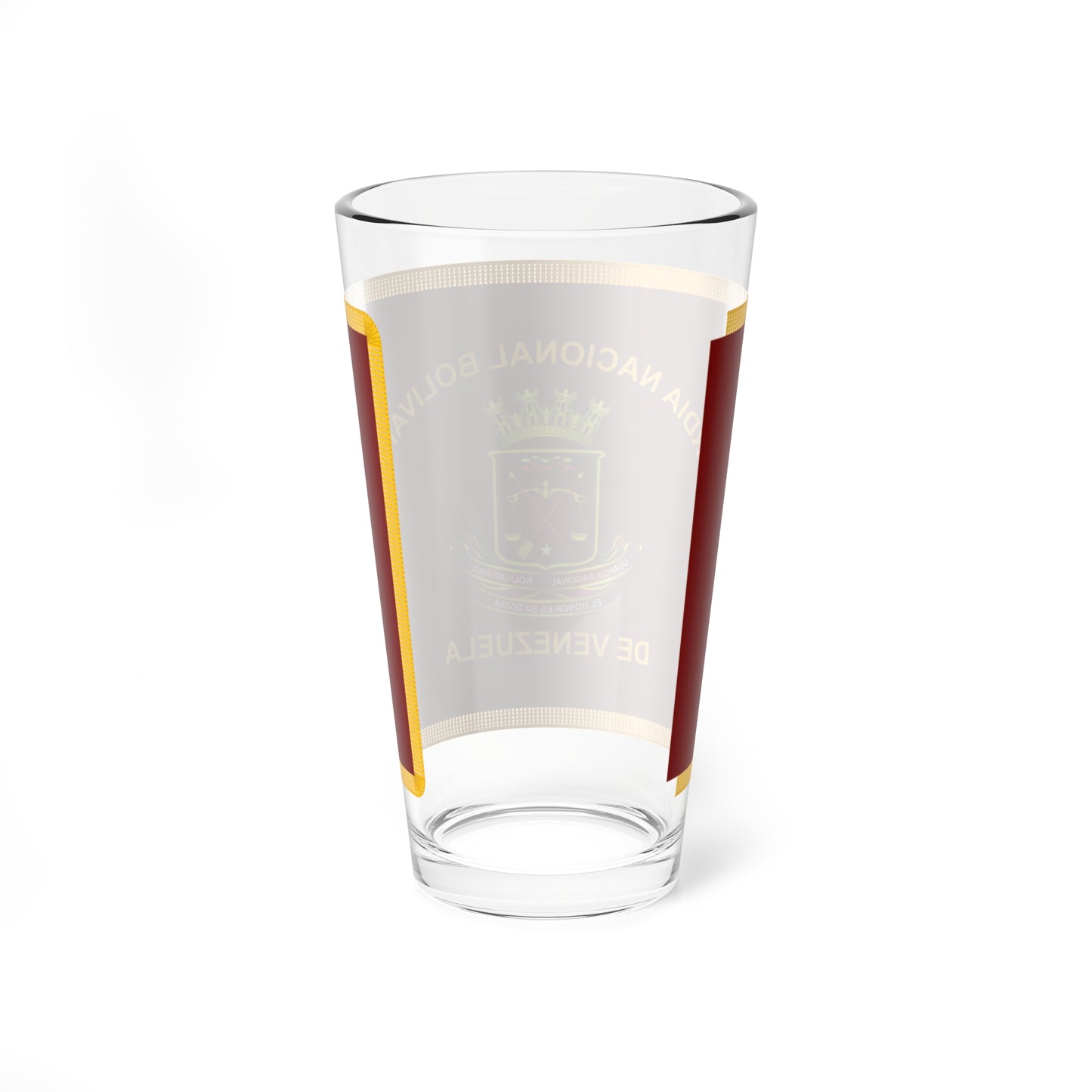 Flag of the National Guard of Venezuela (Venezuela) Pint Glass 16oz