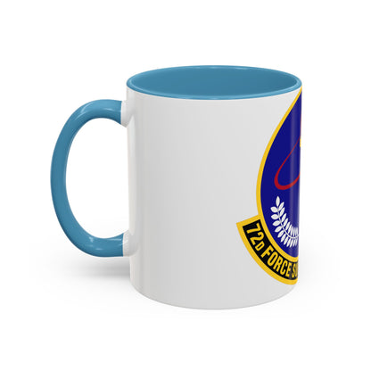 72d Force Support Squadron (U.S. Air Force) Accent Coffee Mug