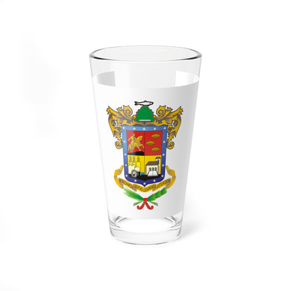 Bandera del Estado de Michoacán (Mexico) Pint Glass 16oz