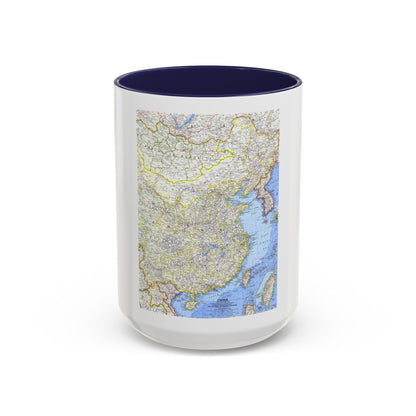 China (1964) (Map) Accent Coffee Mug