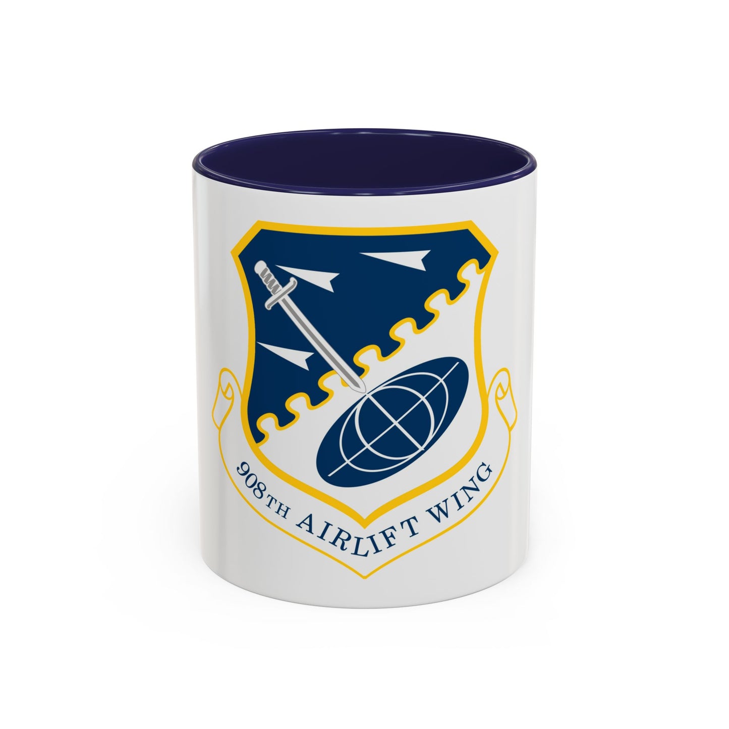 USAF 908th Airlift Wing (U.S. Air Force) Accent Coffee Mug