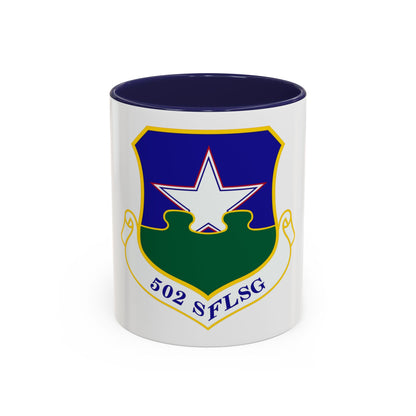 502d Security Forces and Logistics Support Group (U.S. Air Force) Accent Coffee Mug