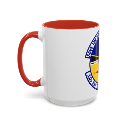 332d Expeditionary Security Forces Squadron (U.S. Air Force) Accent Coffee Mug