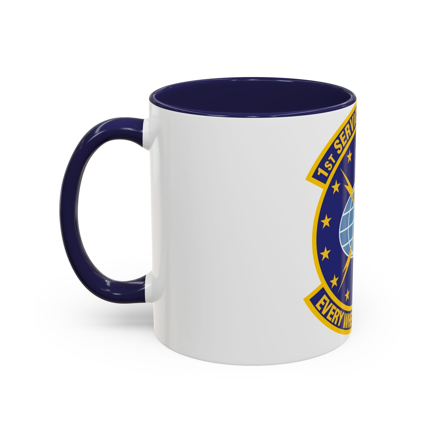 1st Services Squadron (U.S. Air Force) Accent Coffee Mug