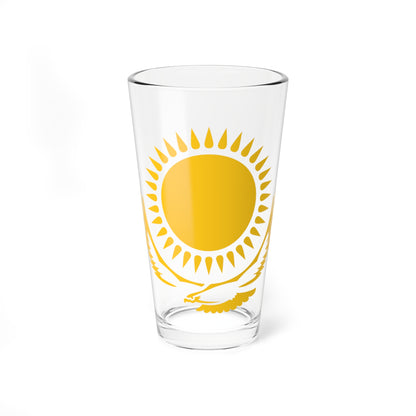 Sun and Eagle (Kazakhstan) (Coat of Arms) Pint Glass 16oz