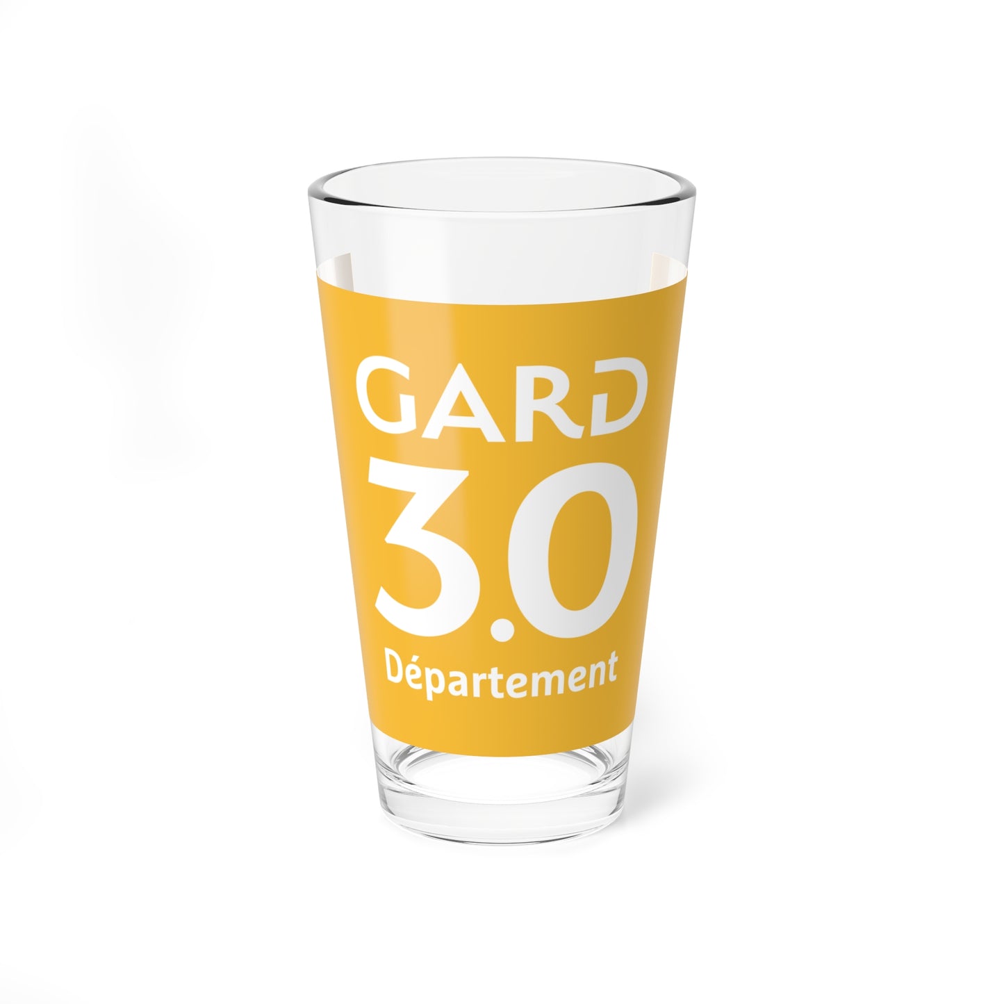 Flag of the Department of Gard (France) Pint Glass 16oz