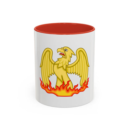 Phoenix Badge of Elizabeth I - Accent Coffee Mug