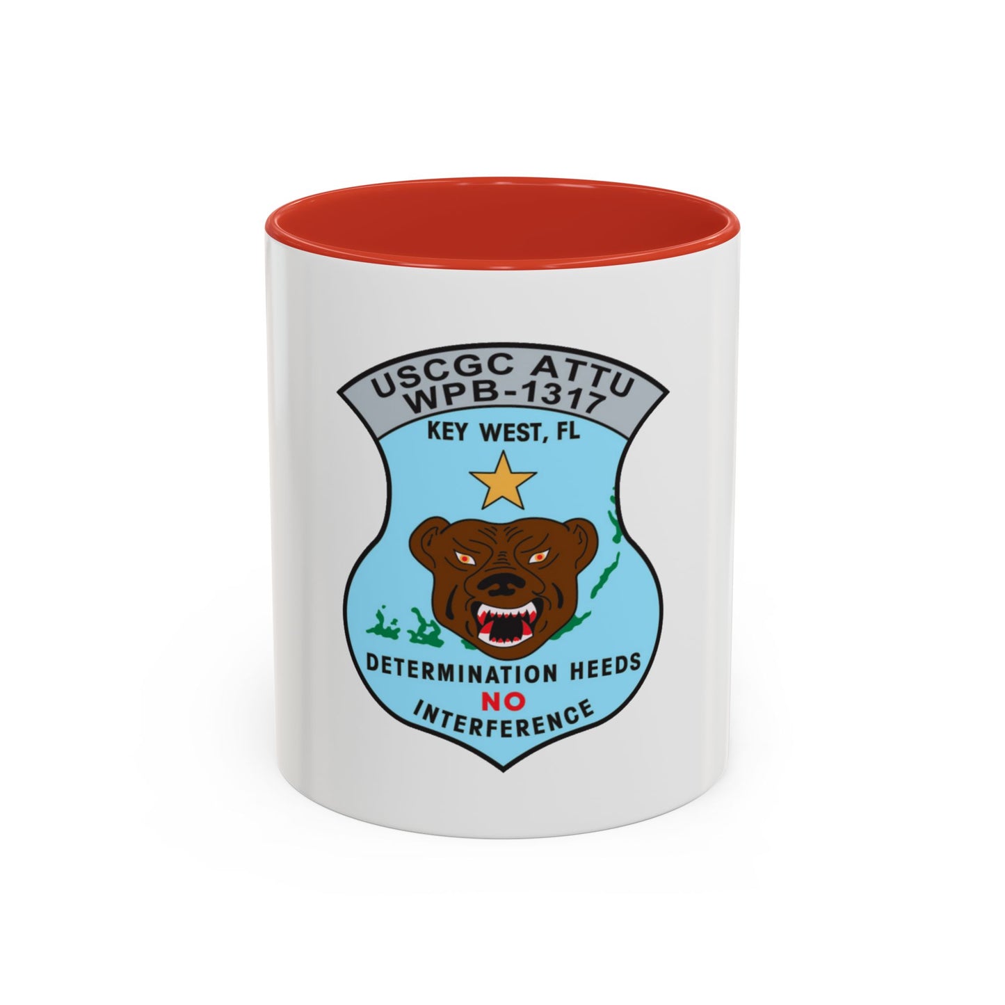USCGC Attu WPB 1317   Key West FL (U.S. Coast Guard) Accent Coffee Mug