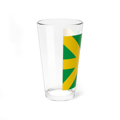 Flag of Kavlinge (Sweden) Pint Glass 16oz