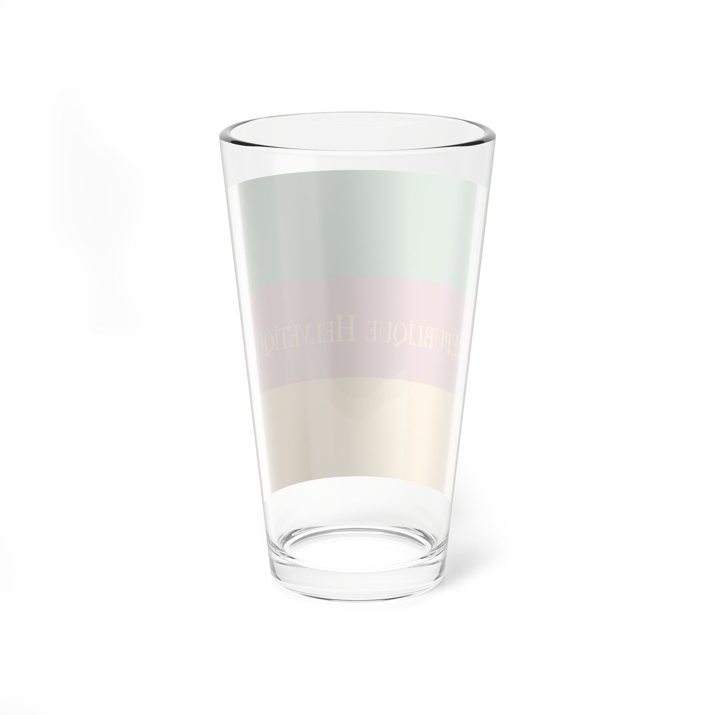 Flag of the Helvetic Republic French (Switzerland) Pint Glass 16oz