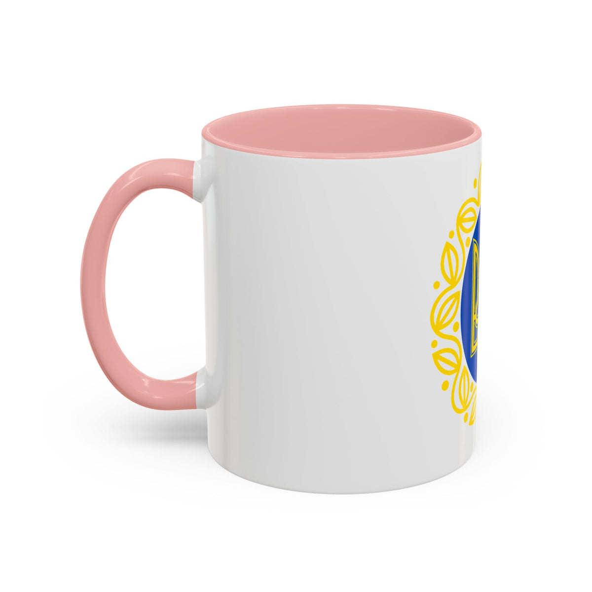 Coat of arms of Ukrainian People's Republic - Accent Coffee Mug