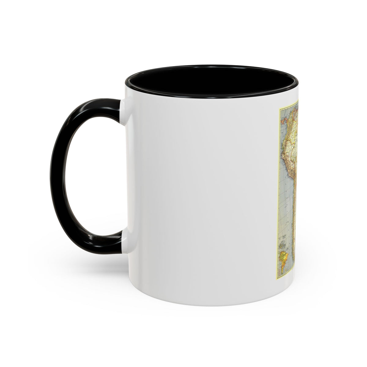 South America (1937) (Map) Accent Coffee Mug