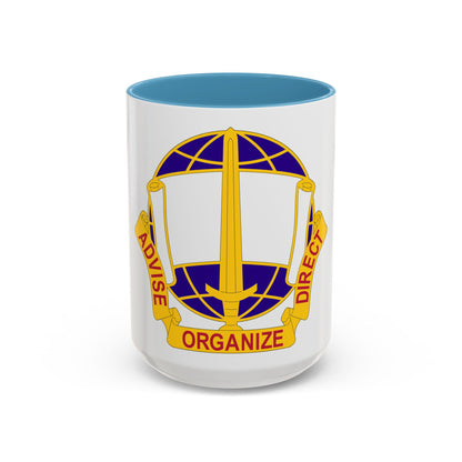 308 Civil Affairs Brigade 2 (U.S. Army) Accent Coffee Mug