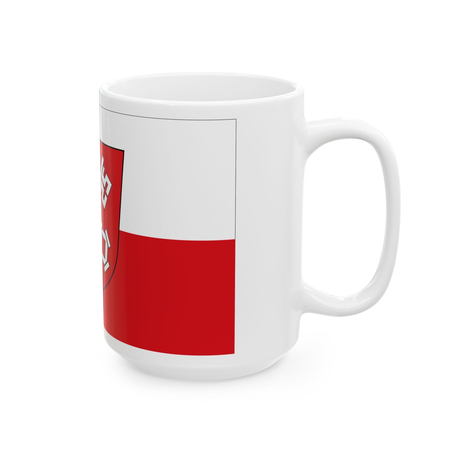 Flag of Regensburg 2 Germany - White Coffee Mug