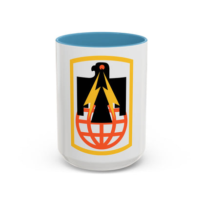 11th Signal Brigade (U.S. Army) Accent Coffee Mug