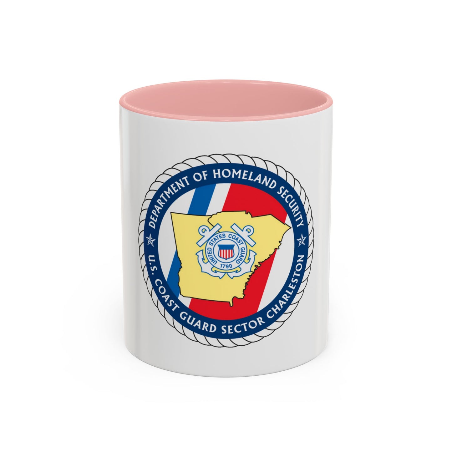 USCG Sector Charleston   DHS (U.S. Coast Guard) Accent Coffee Mug