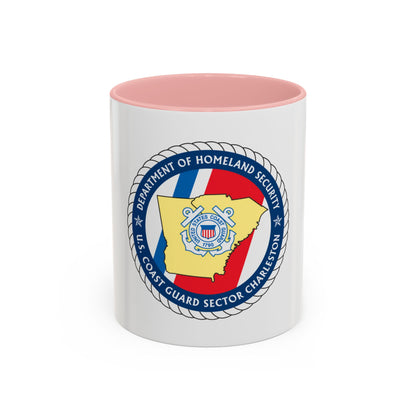 USCG Sector Charleston   DHS (U.S. Coast Guard) Accent Coffee Mug